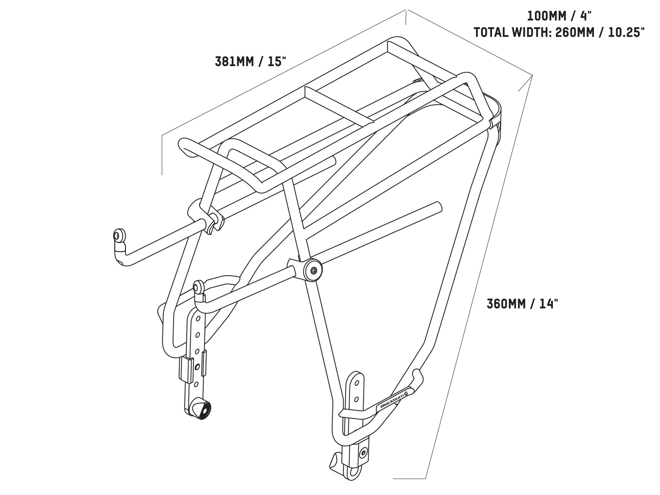 Blackburn Outpost World Touring Rear Rack