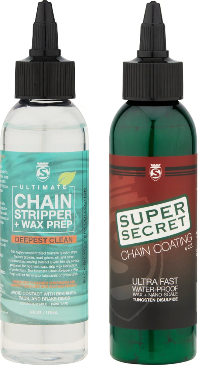 Silca 4oz Chain Stripper + Drip Wax Bundle