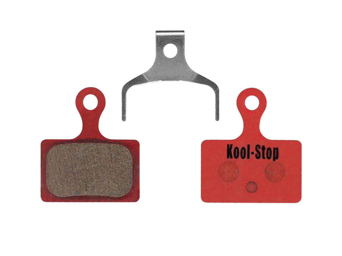 Kool-Stop Shimano Flat Mount Road, Organic Steel Plate Disc Pads