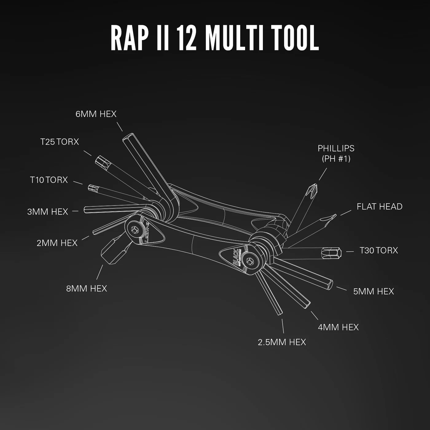 Lezyne RAP II Multi Tool