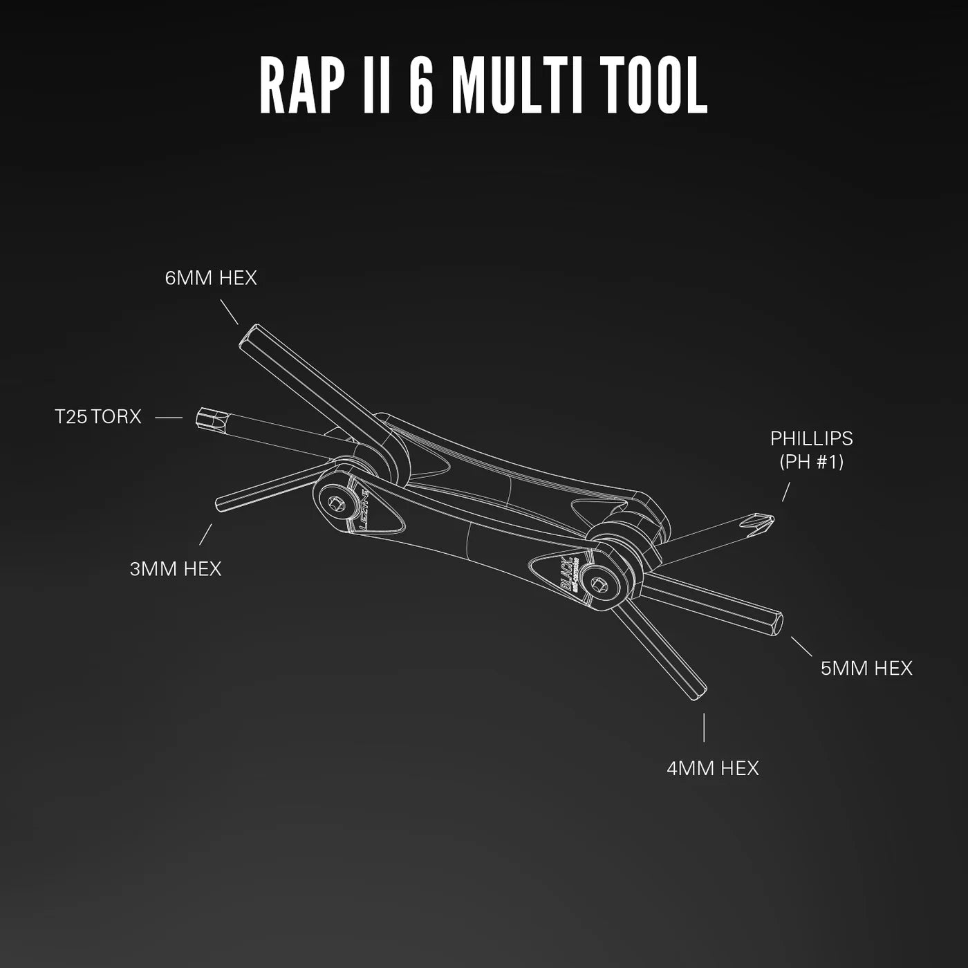 Lezyne RAP II Multi Tool