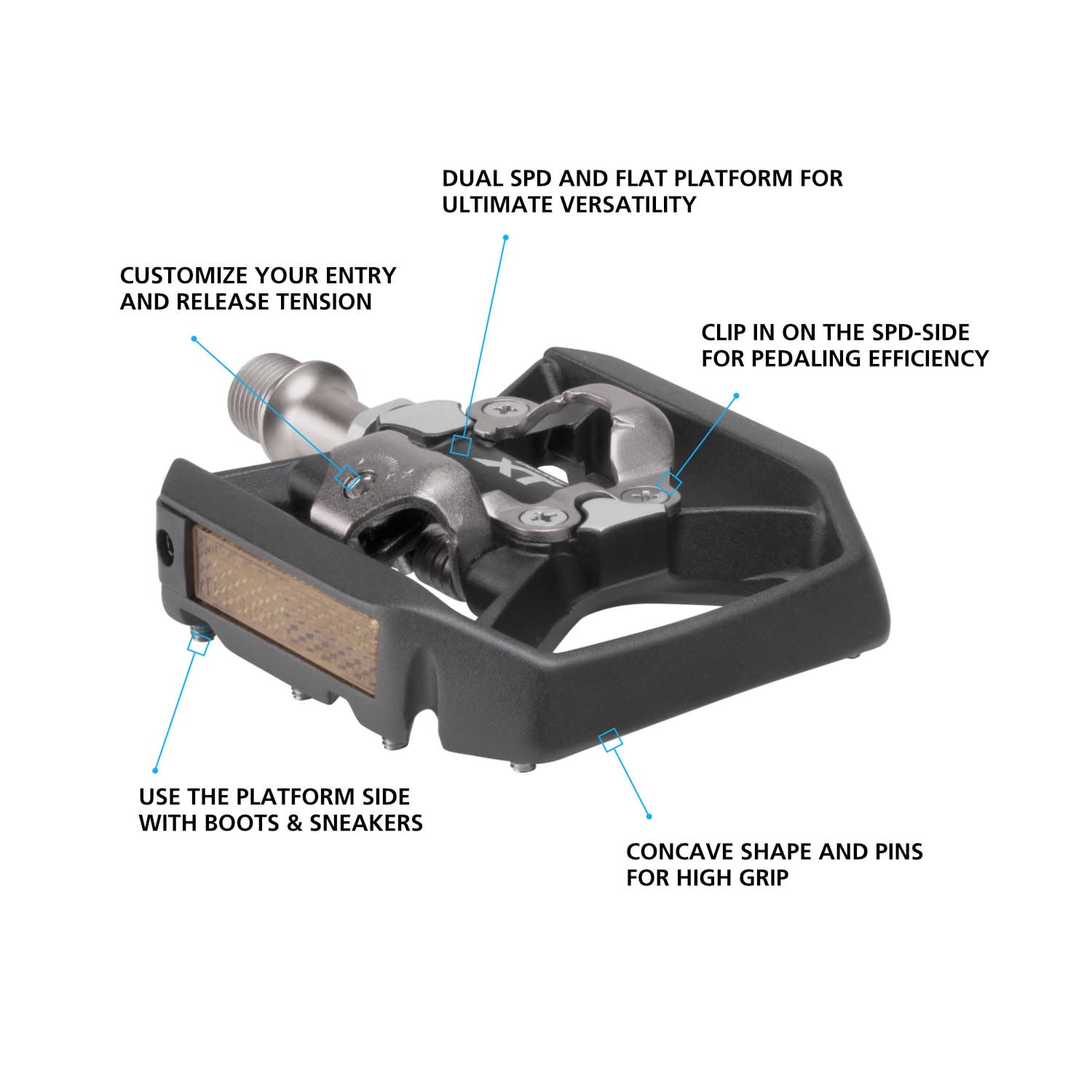 Shimano Deore XT SPD+Flat (PD-T8000)